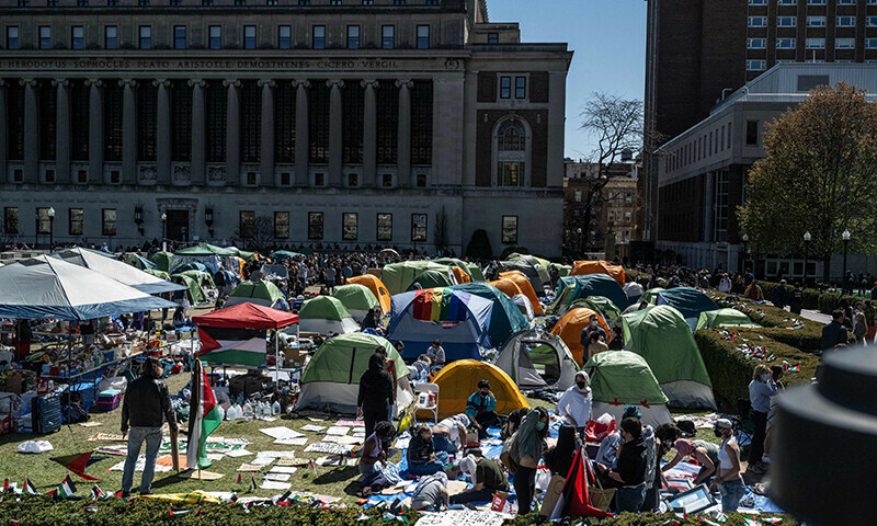 Gaza protests grow at US colleges, thousands demonstrate in Brooklyn - World