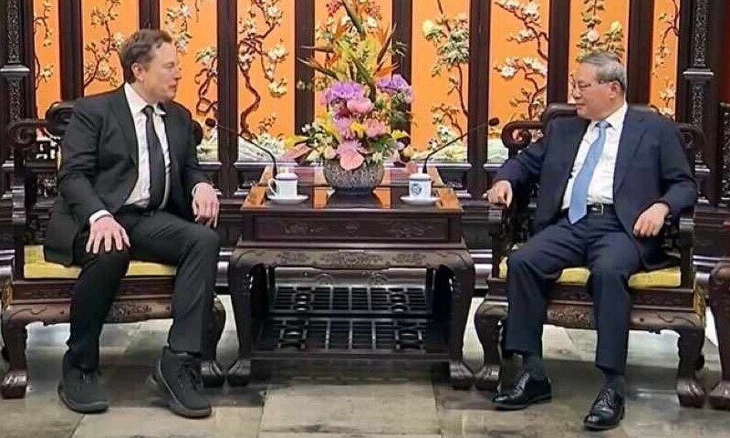 Tesla CEO Musk meets China’s number two official in Beijing - Tech