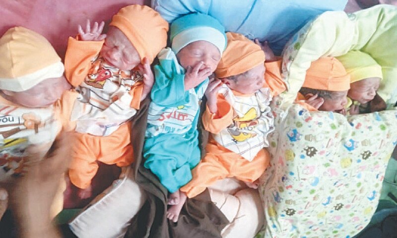 Woman delivers sextuplets in Pindi - Pakistan