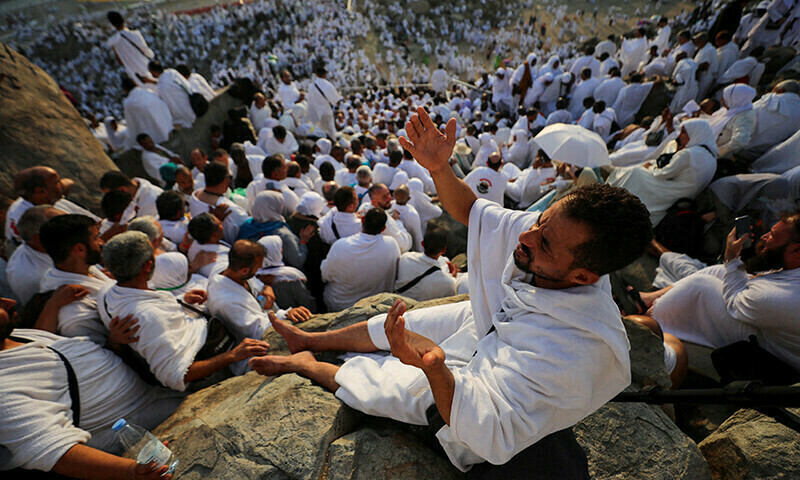 Pilgrims from all over the world pray on Mount Arafat in Haj climax - World