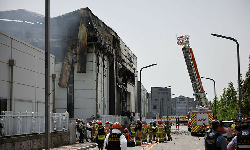 18 Chinese among 22 dead in South Korea battery plant fire - World