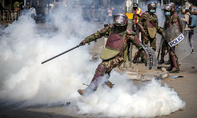 Police open fire on demonstrators trying to storm Kenya parliament, several dead - World