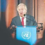 UN chief likens humankind to meteor that killed dinosaurs - World