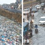 Clogged drains in focus after rain submerges Karachi roads - Pakistan