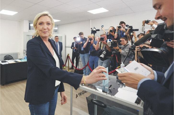 French voter turnout soars as far-right eyes power - World