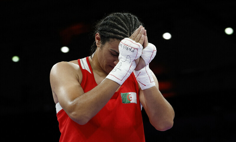 Algeria’s Khelif in tears after ensuring at least bronze amid gender row - Sport