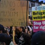 UK anti-racism protesters take to streets after days of far-right unrest - World