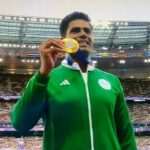 Arshad Nadeem wears Olympic Gold after historic javelin throw performance - Sport