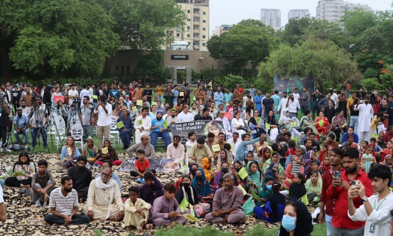 Minority Rights March forced to stay within Karachi’s Frere Hall due to security threats - Pakistan