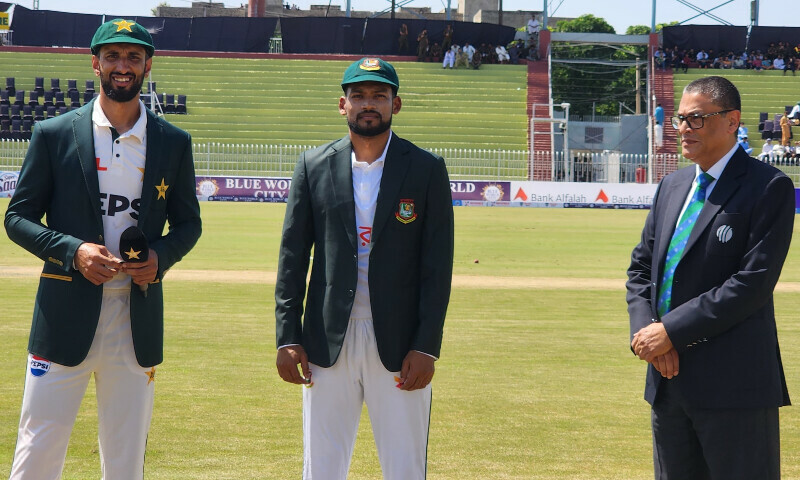 Bangladesh send Pakistan into bat in rain-delayed first Test - Sport