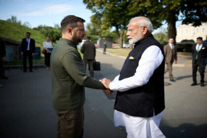 India’s Modi meets Zelensky on historic Ukraine visit - World