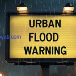 Urban Flood Warning Amid Heavy Rain