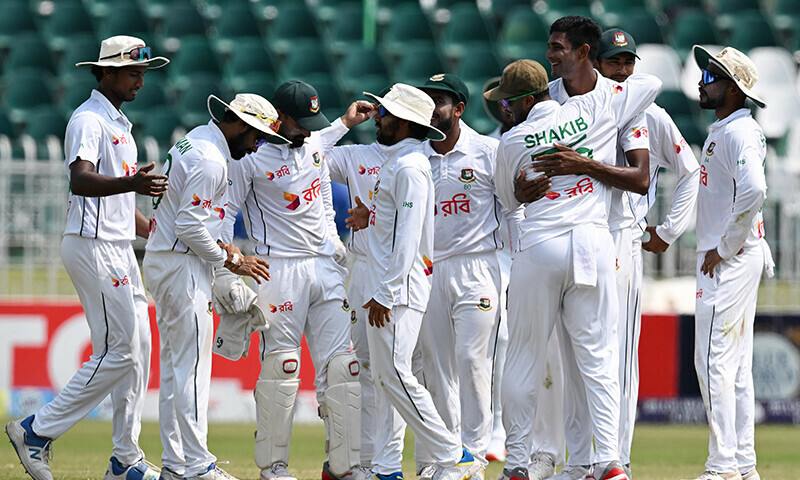 Nahid’s triple strike rocks Pakistan to 117-6 in second Test against Bangladesh - Sport