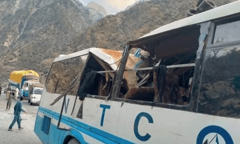 Army personnel among 3 killed as landslide hits bus on Karakoram Highway in KP’s Dasu - Pakistan